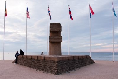 Mindesmærke i Bernières-sur-Mer
