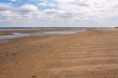 Utah Beach med udsigt mod Omaha Beach