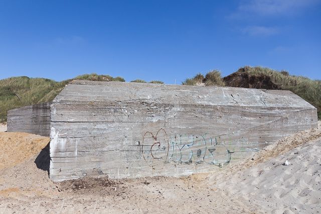 Mandskabsbunker ved P-pladsen