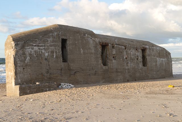 Sidste Regelbau-bunker p stranden