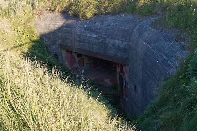 Indgang på 120a bunker