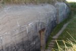Mandskabsbunker bag kanonstilling