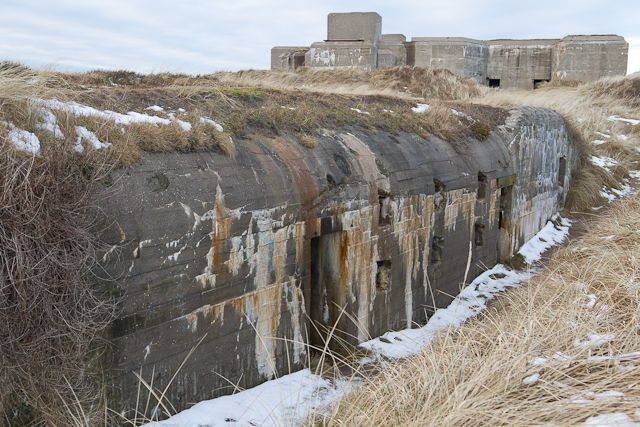 Mandskabsbunker i Flakstellung Kste