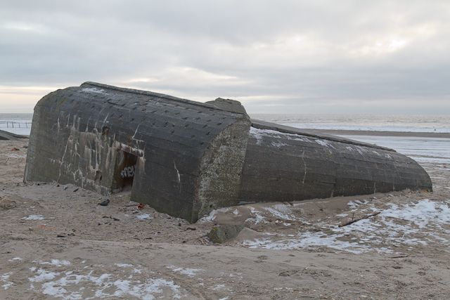 Ammunitionsbunker til kanonstilling