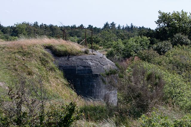 Kanonstillingen set fra nord