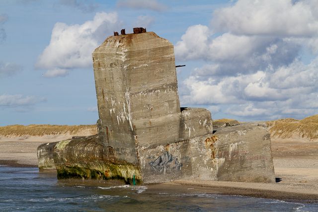 Havet spiser bunkeren