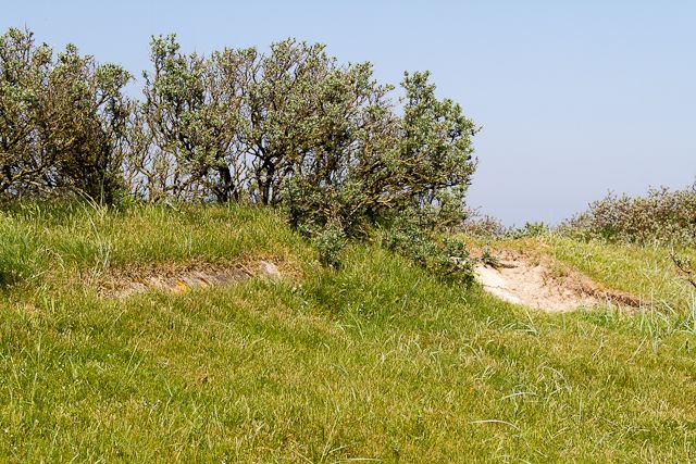 Fronten af 621 bunkeren