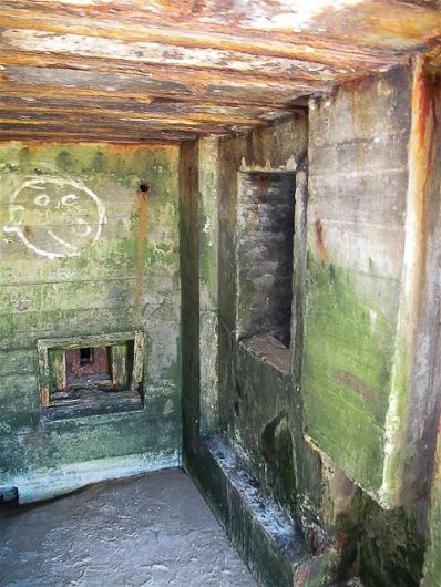 Indgang og tunnel.