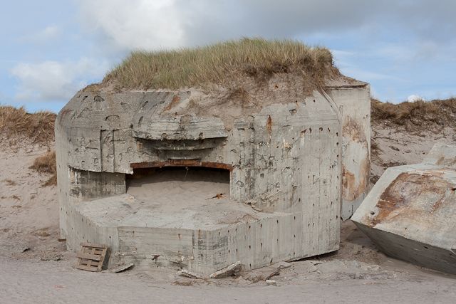 Den nordligste kanonbunker