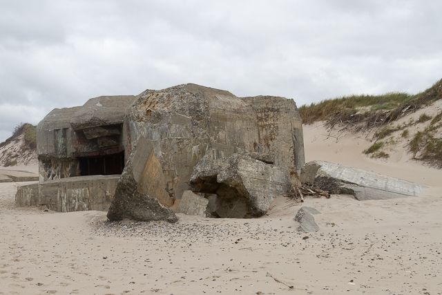 Medtaget tobruk og bunker