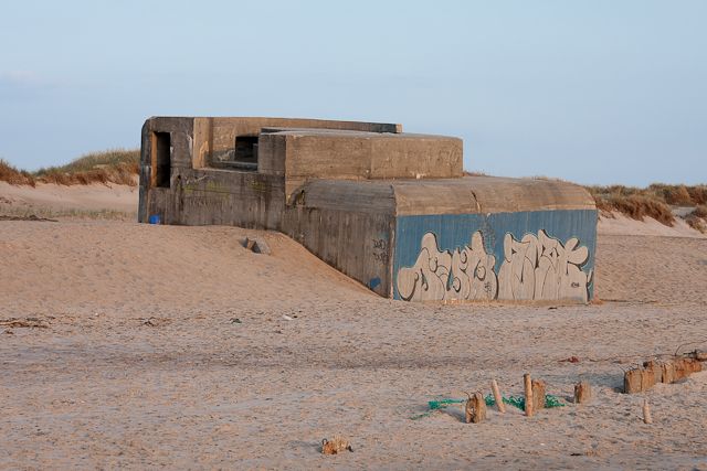 FlaK stillingen en sensommer aften